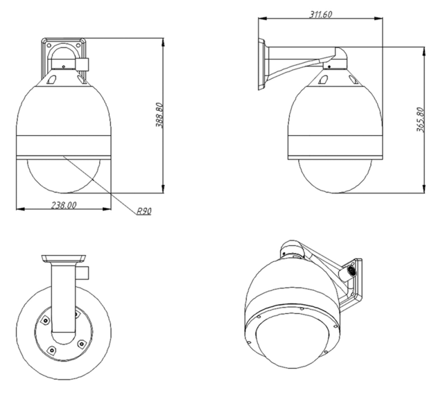 Hazardous Area Explosion Proof Anti-Corrosion WDR Starlight PTZ Dome IP ...