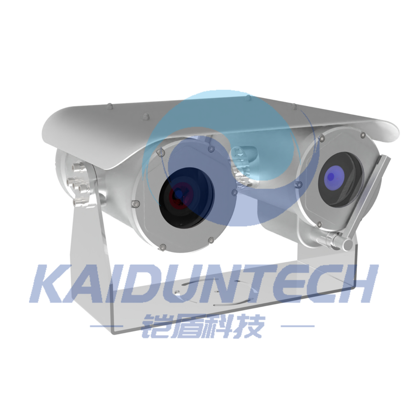 DNV IECEX Approval Explosion Proof Fixed Dual Light Zoom CCTV Camera